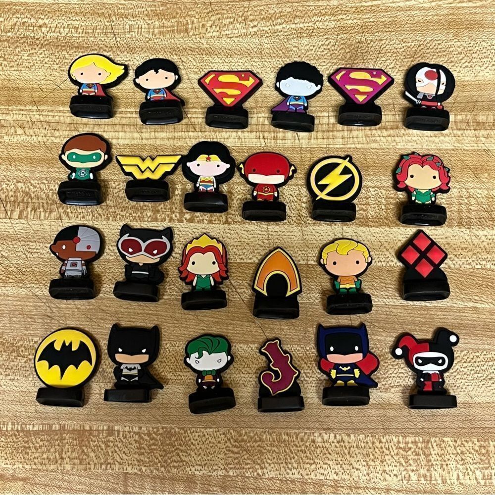 DC Comics Herotix 24‎ Mini Figures Circle K Exclusive Complete Set OOP Lot